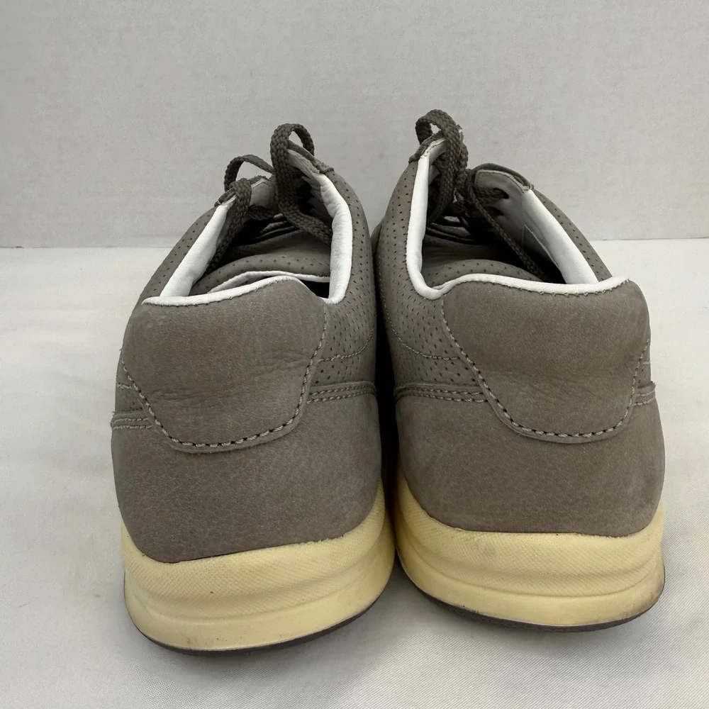 Mephisto Runoff Grey Leather Perforated Air-Jet Sneakers Mens 12 EUR 11.5